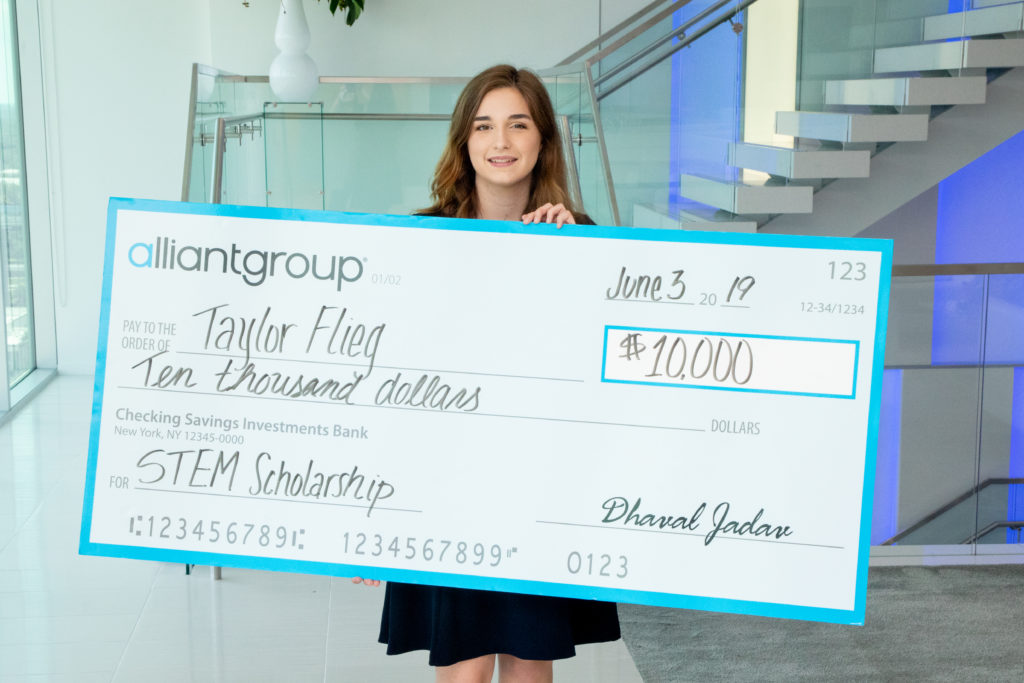 STEM Scholarship Spotlight:   Taylor Flieg, alliantgroup Houston Info