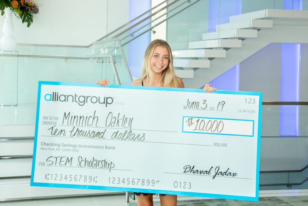 STEM Scholarship Spotlight:   Minnich Oakley, alliantgroup Houston Info