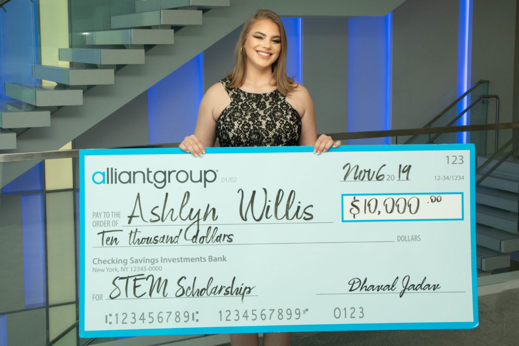 STEM Scholarship Spotlight: Ashlyn Willis, alliantgroup Houston Info