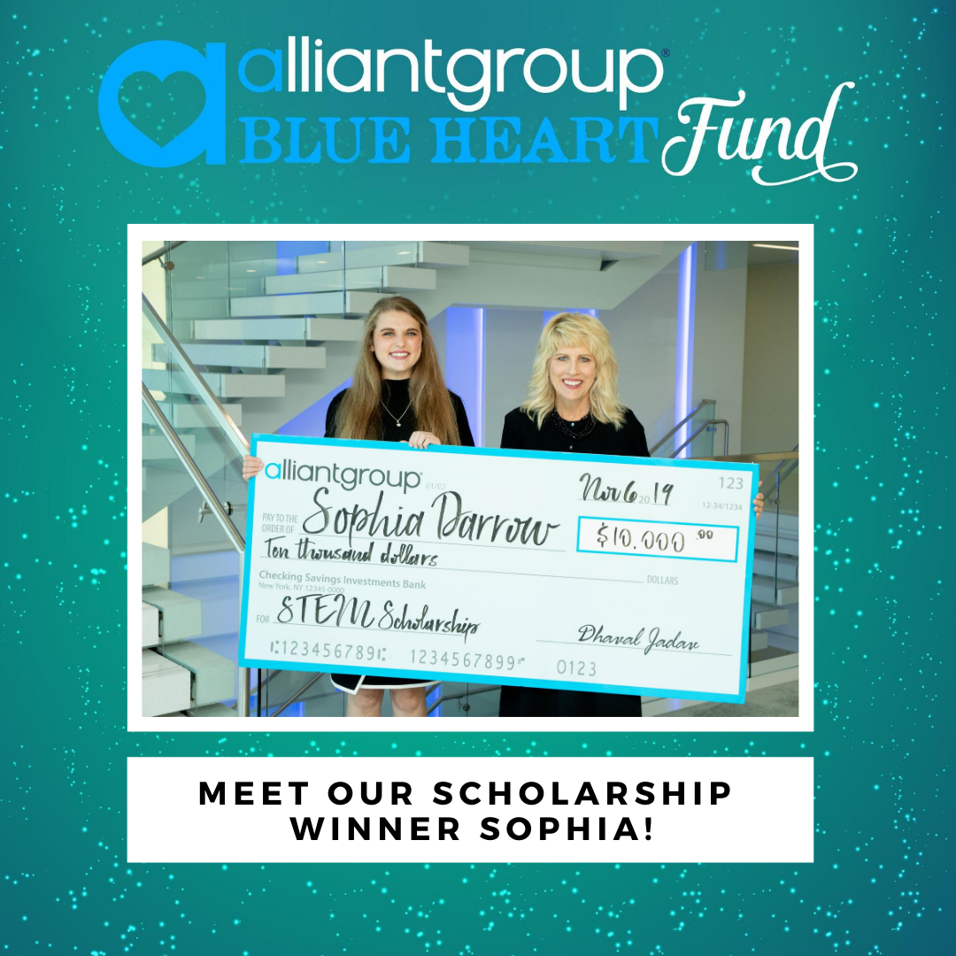 STEM Scholarship Spotlight: Sophia Darrow, alliantgroup Houston Info