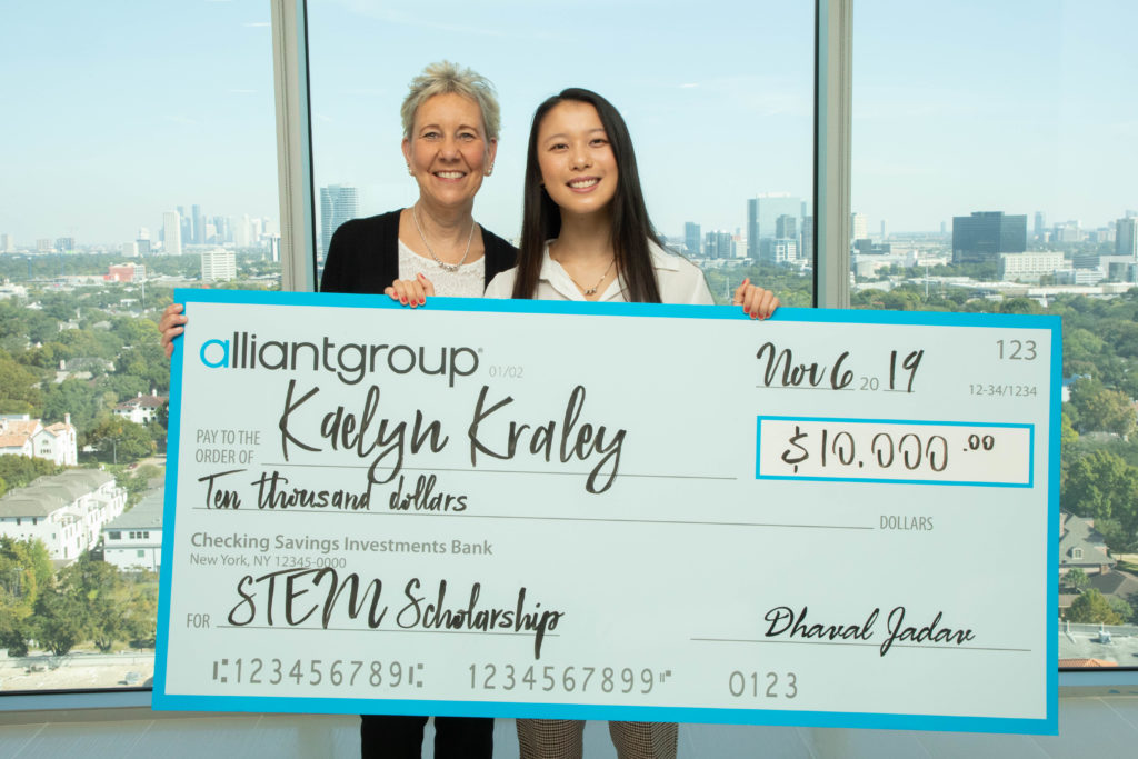 STEM Scholarship Spotlight: Kaelyn Kraley, alliantgroup Houston Info